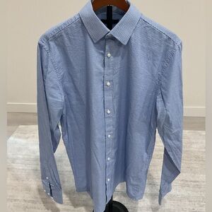 Jack & Jones Premium  Blue checkered Button down Casual Shirt .